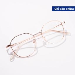 Gọng Kính Kim Loại MS0017 Dáng Lục Giác Bo Tròn | Kính Mắt MITOO 6