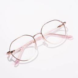 Gọng Kính Kim Loại MS0032 Dáng Lục Giác Bo Tròn Thanh Lịch | Kính Mắt MITOO 5
