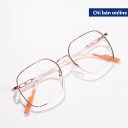 Gọng Kính Kim Loại MS0035 Vuông Bo Góc Càng Phối Màu | Kính Mắt MITOO 3