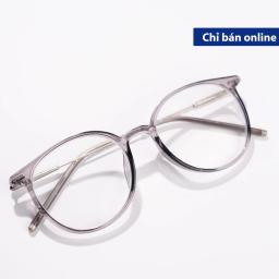 Gọng Kính MS0037 Dáng Bầu Tròn Viền Nhựa Phối Càng Kim Loại | Kính Mắt MITOO 2