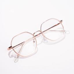 Gọng Kính Kim Loại MS0026 Dáng Đa Giác Vát Cạnh Thanh Lịch | Kính Mắt MITOO 3