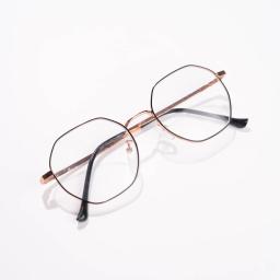 Gọng Kính Kim Loại MS0026 Dáng Đa Giác Vát Cạnh Thanh Lịch | Kính Mắt MITOO 1