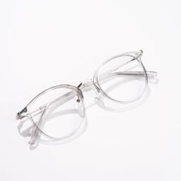 Gọng Kính TR8275 Form Bầu Tròn Viền Nhựa Phối Kim Loại Siêu Nhẹ | Kính Mắt MITOO 7