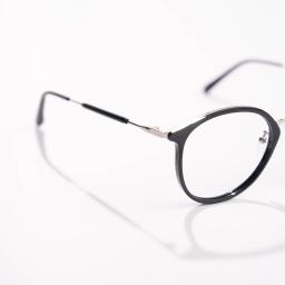 Gọng Kính TR8275 Form Bầu Tròn Viền Nhựa Phối Kim Loại Siêu Nhẹ | Kính Mắt MITOO 6