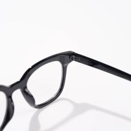 Gọng Kính Nhựa MS0056 Dáng Vuông Viền Dày Logo Chữ V | Kính Mắt MITOO 5