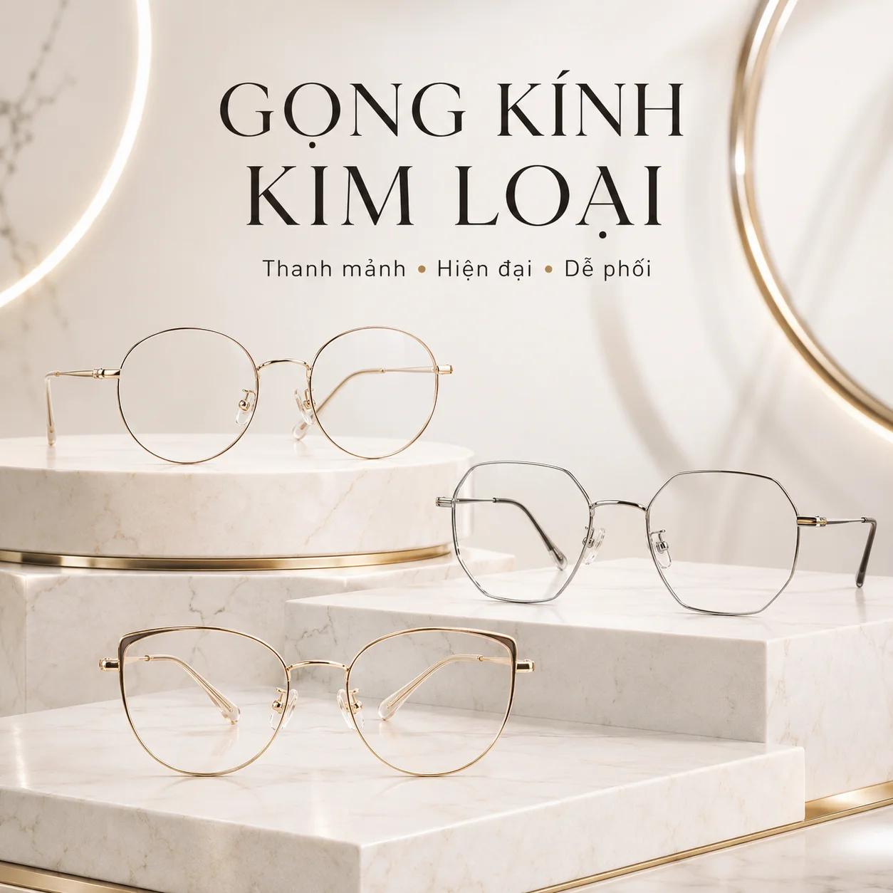 Gọng Kính Kim Loại