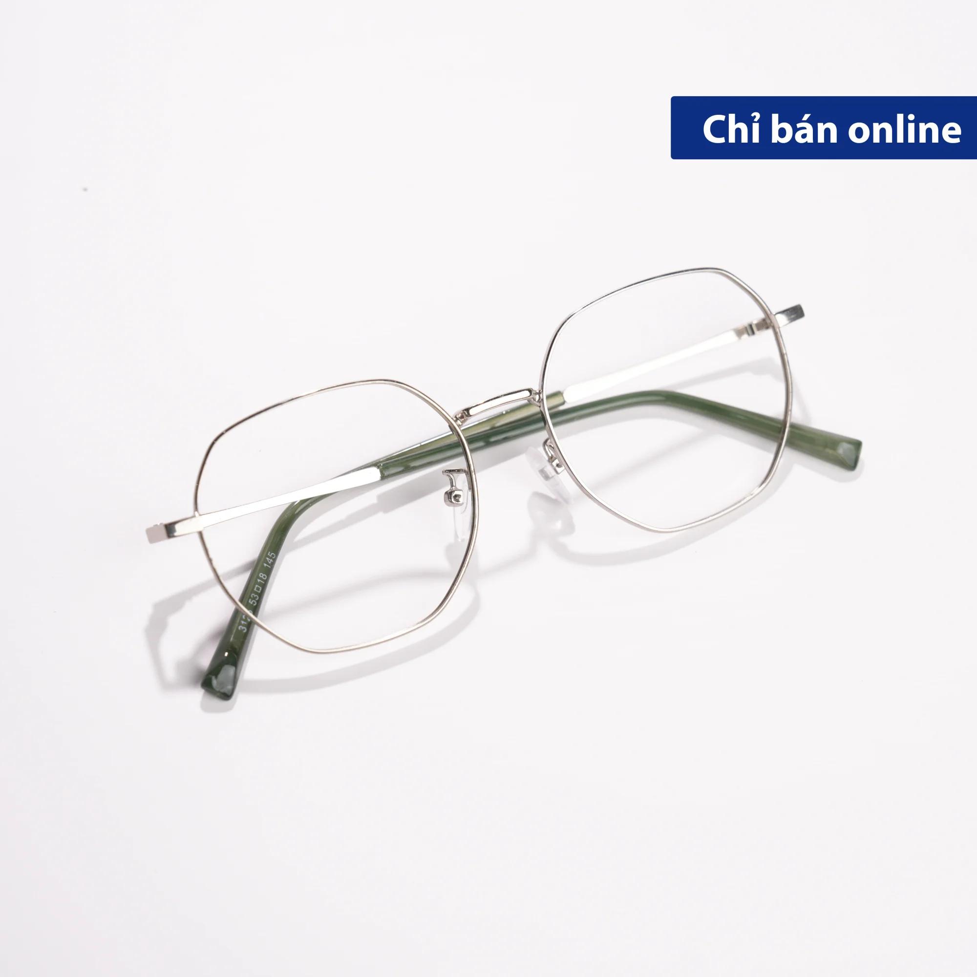 Gọng Kính Kim Loại MS0034 Dáng Lục Giác Bo Tròn Bắt Trend | Kính Mắt MITOO