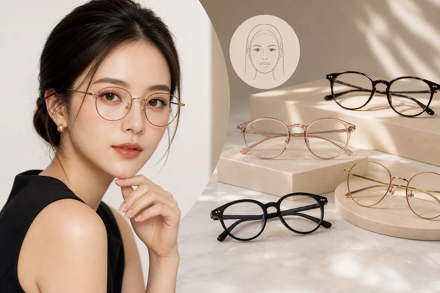 Các Kiểu Kính Dành Cho Mặt Tròn: Gợi Ý Gọng Kính Tôn Dáng, Dễ Đeo