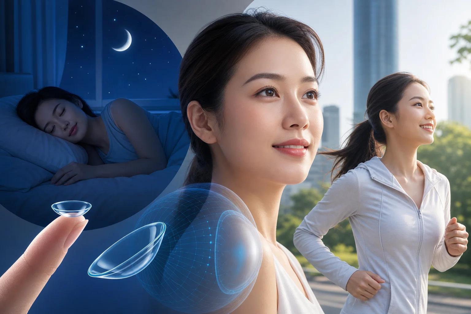 Kính Áp Tròng Ban Đêm Ortho-K: Giải Pháp Kiểm Soát Cận Thị Không Cần Đeo Kính Ban Ngày