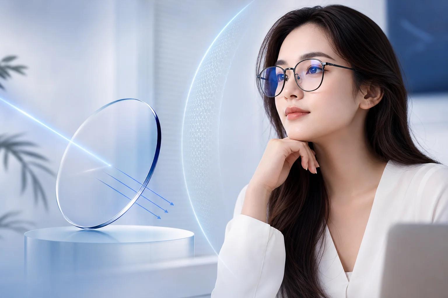Tròng Kính Cận Chống Ánh Sáng Xanh Hàn Quốc: Lựa Chọn Tinh Tế Cho Mắt Hiện Đại
