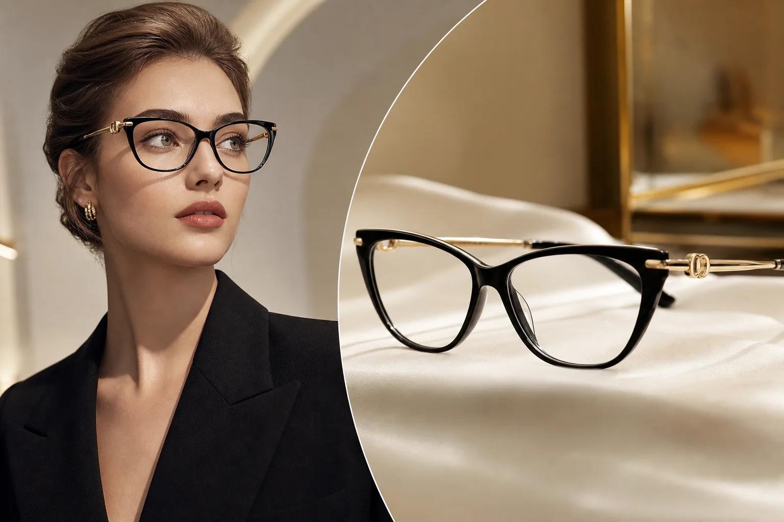 Gọng Kính Cận Mắt Mèo Dior: Thanh Lịch, Thời Thượng Và Dễ Ứng Dụng