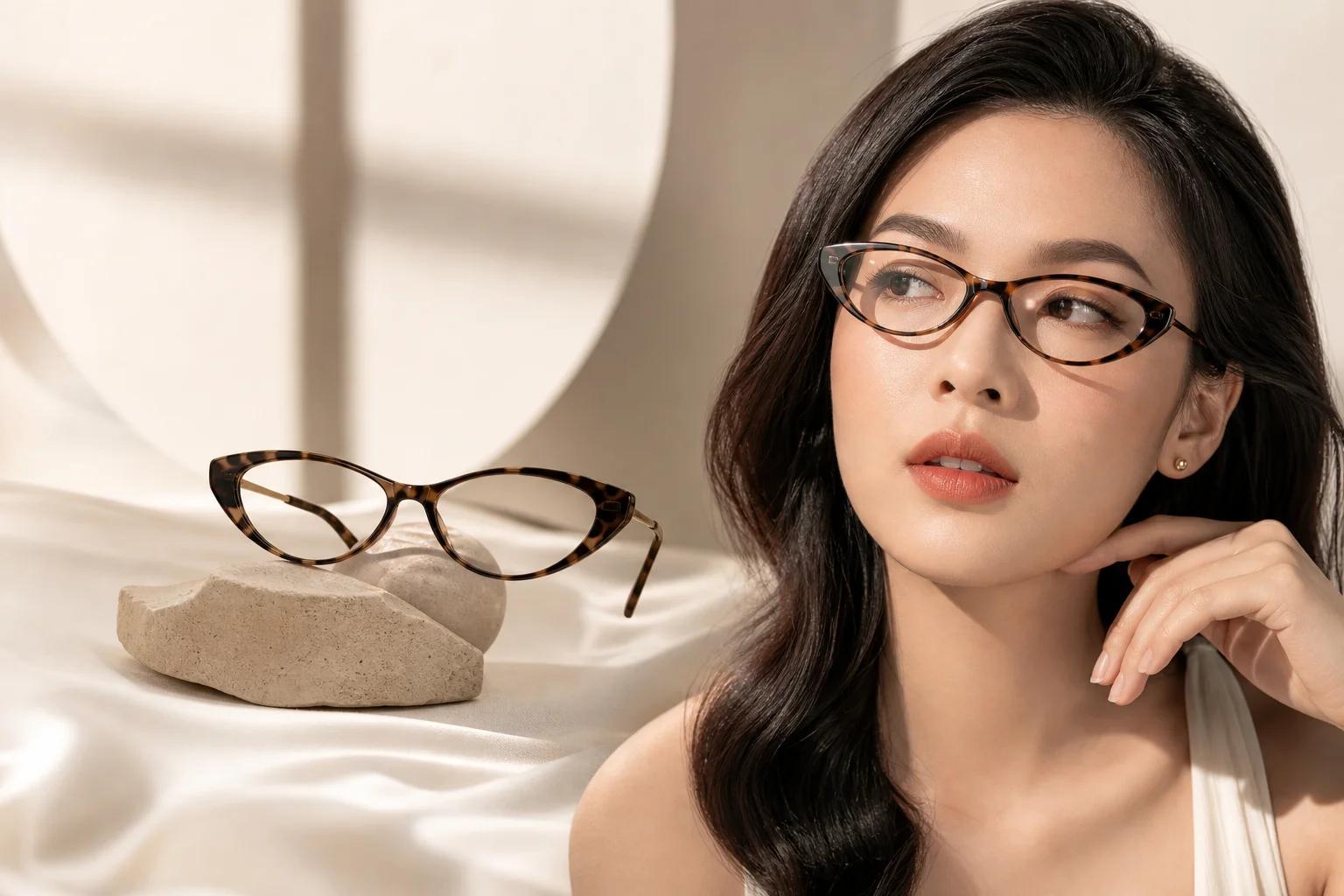Kính Mắt Mèo Oval: Thiết Kế Thanh Lịch Dẫn Đầu Xu Hướng