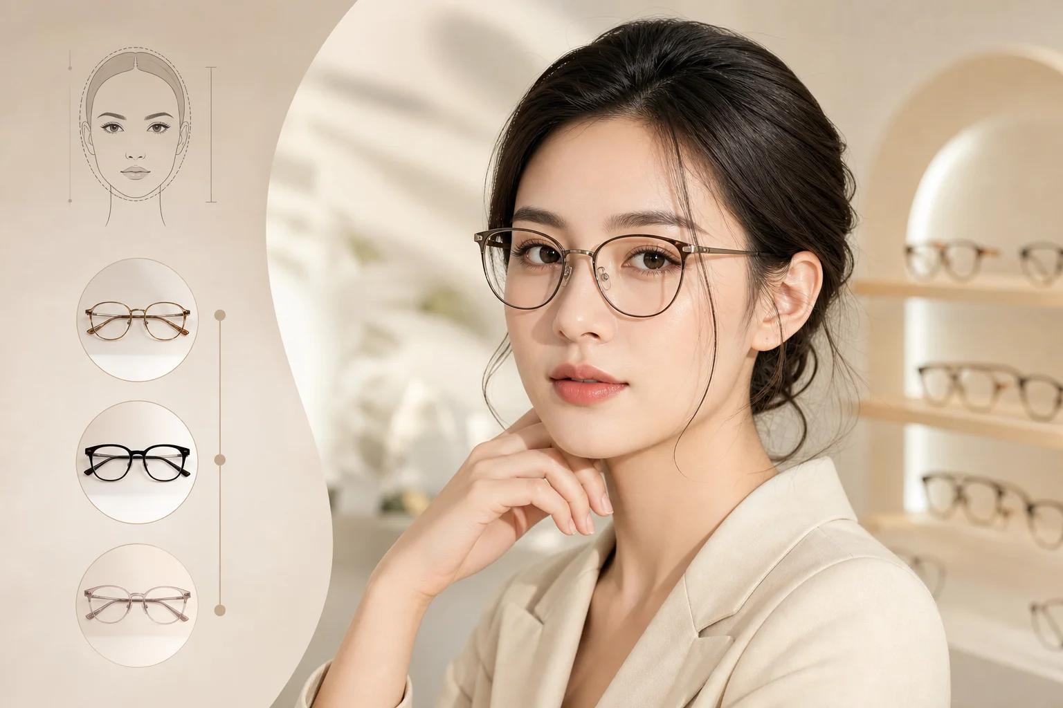 Mặt dài đeo kính gì và cách chọn gọng tạo cảm giác cân đối tại MITOO