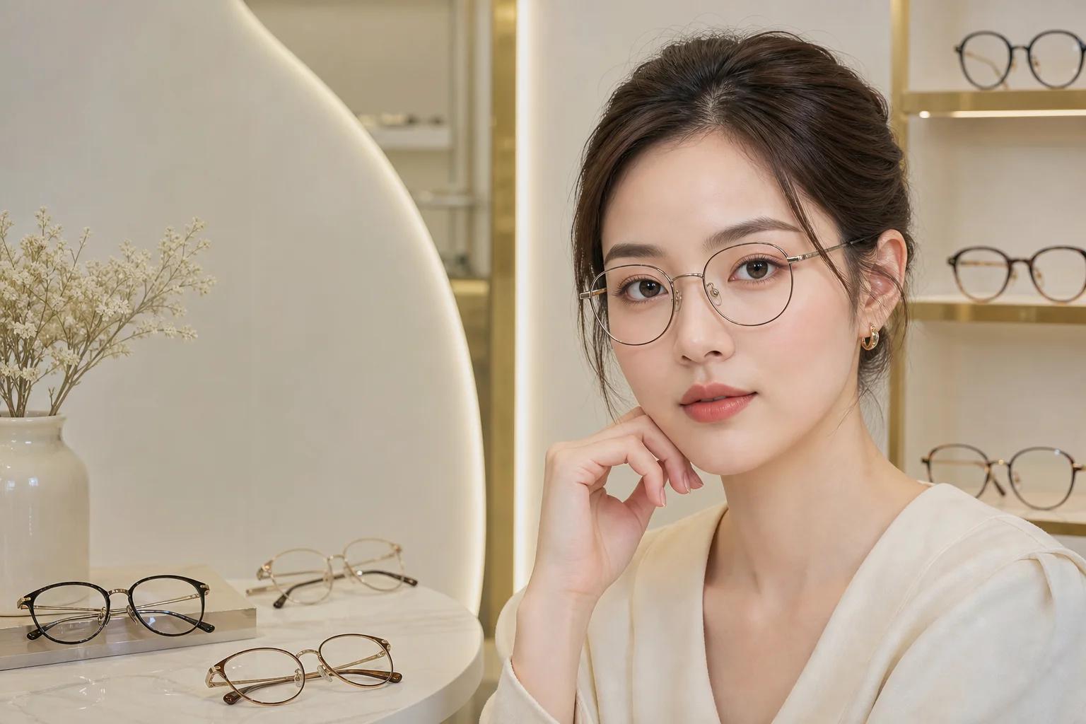 Mặt tròn đeo kính gì và cách chọn gọng kính phù hợp tại MITOO