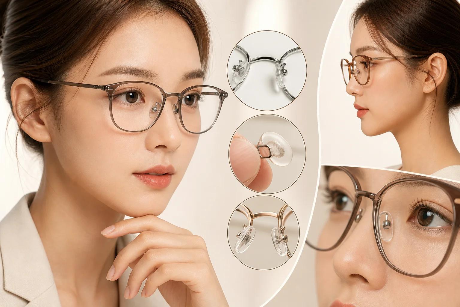 Mũi Thấp Đeo Kính Gì? Cách Chọn Gọng Và Đệm Mũi Để Kính Không Trượt