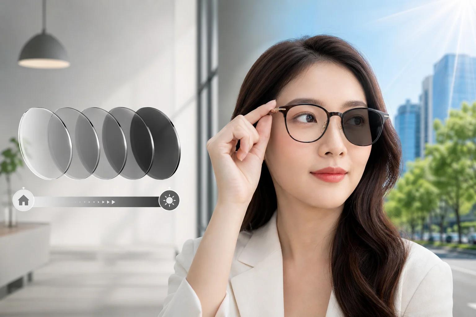 Tròng Kính Đổi Màu Là Gì? Có Nên Dùng Cho Người Cận Không?