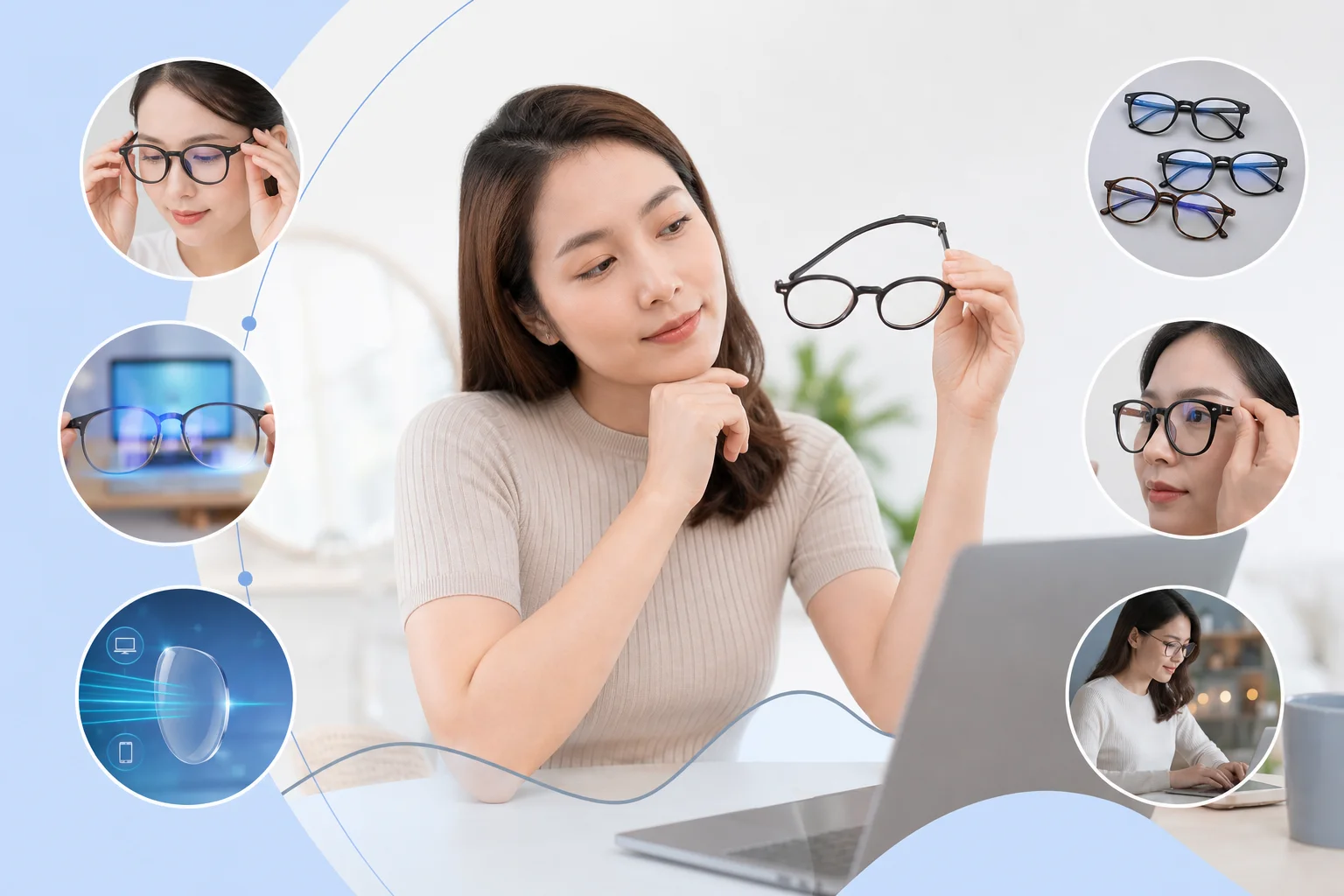 Cách chọn kính chống ánh sáng xanh phù hợp