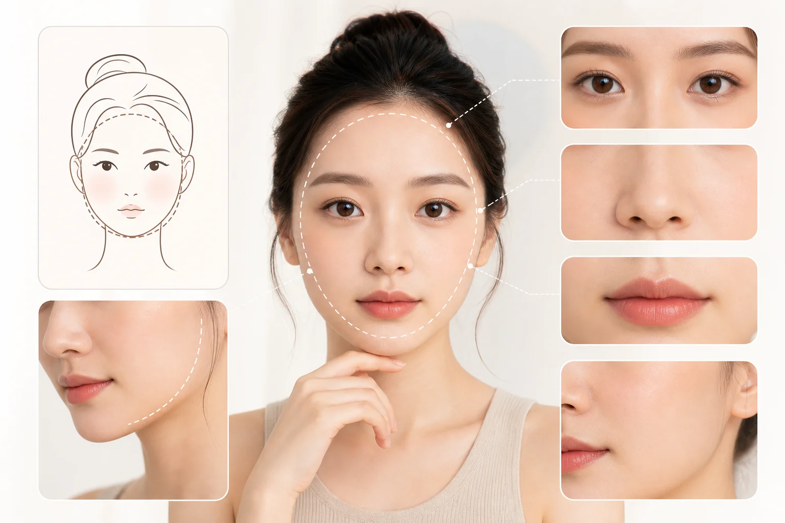 Dấu hiệu thường gặp của mặt tròn