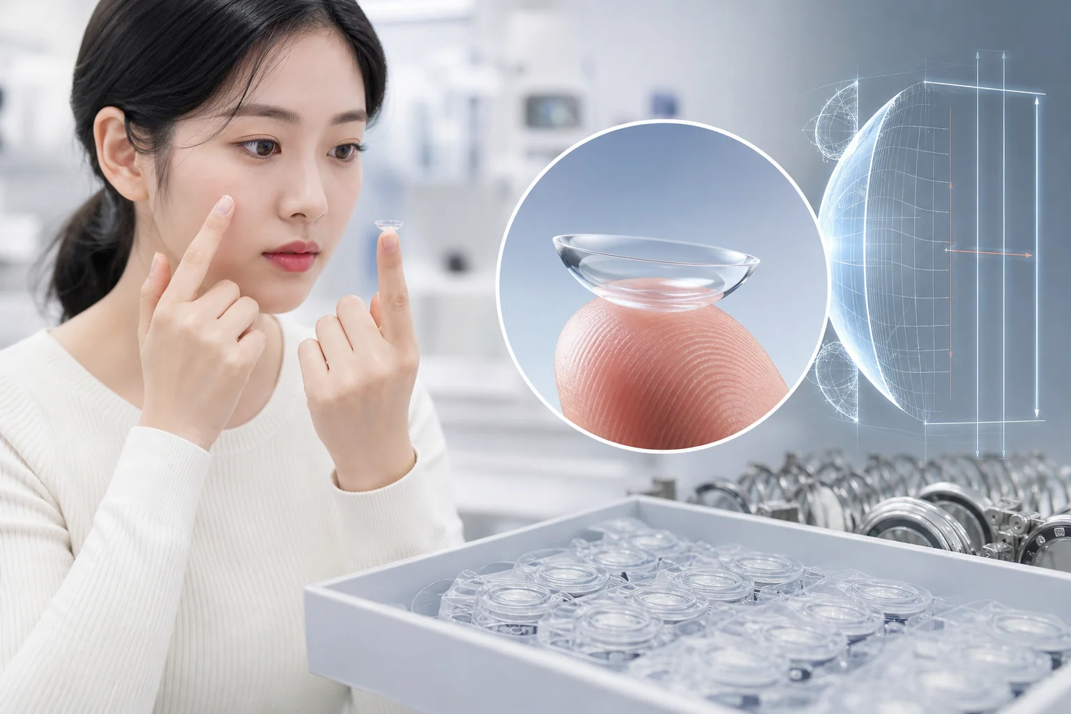 Độ cận cao cần thông số lens chính xác