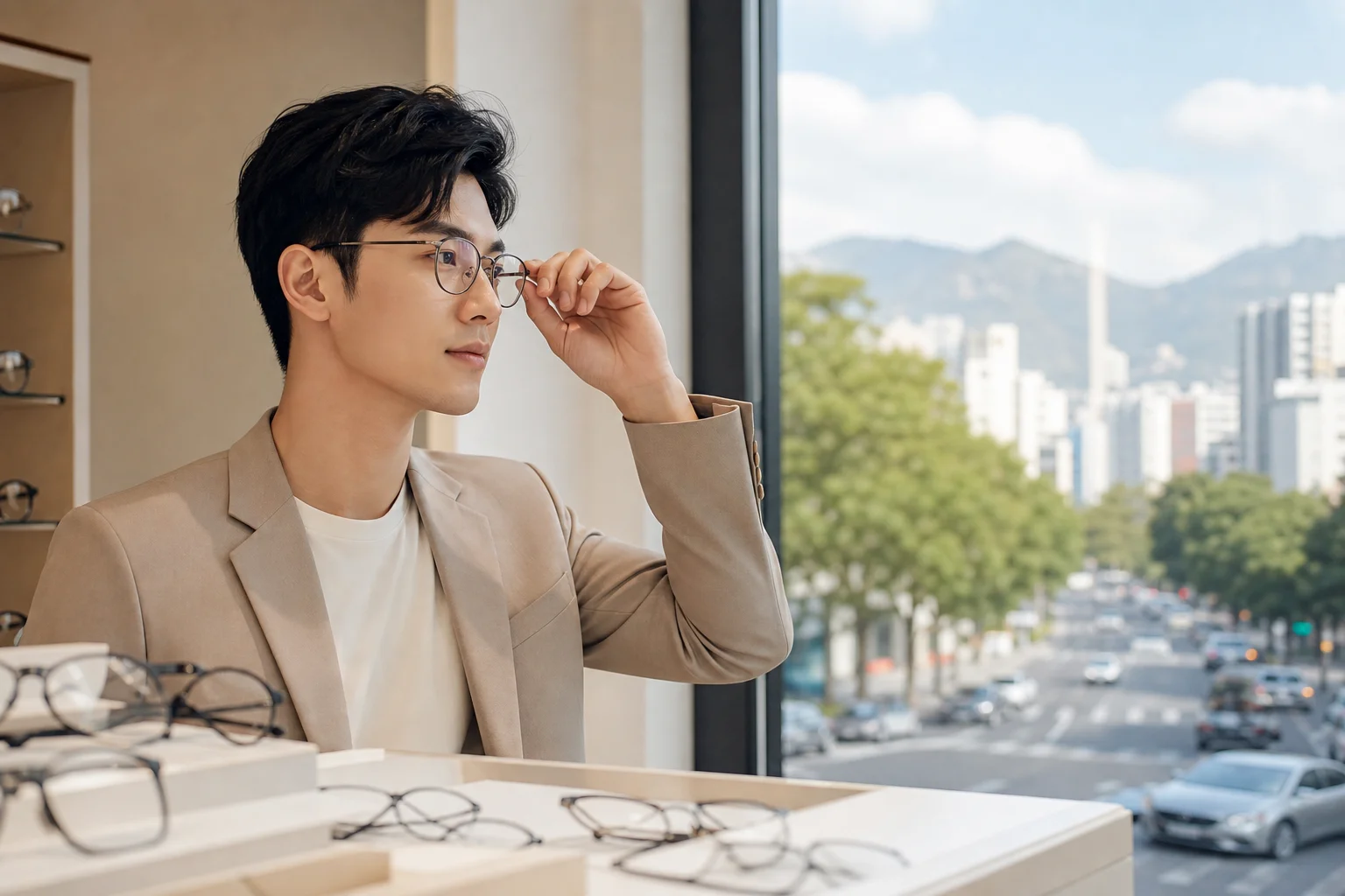 Kính cận giúp nhìn xa rõ hơn