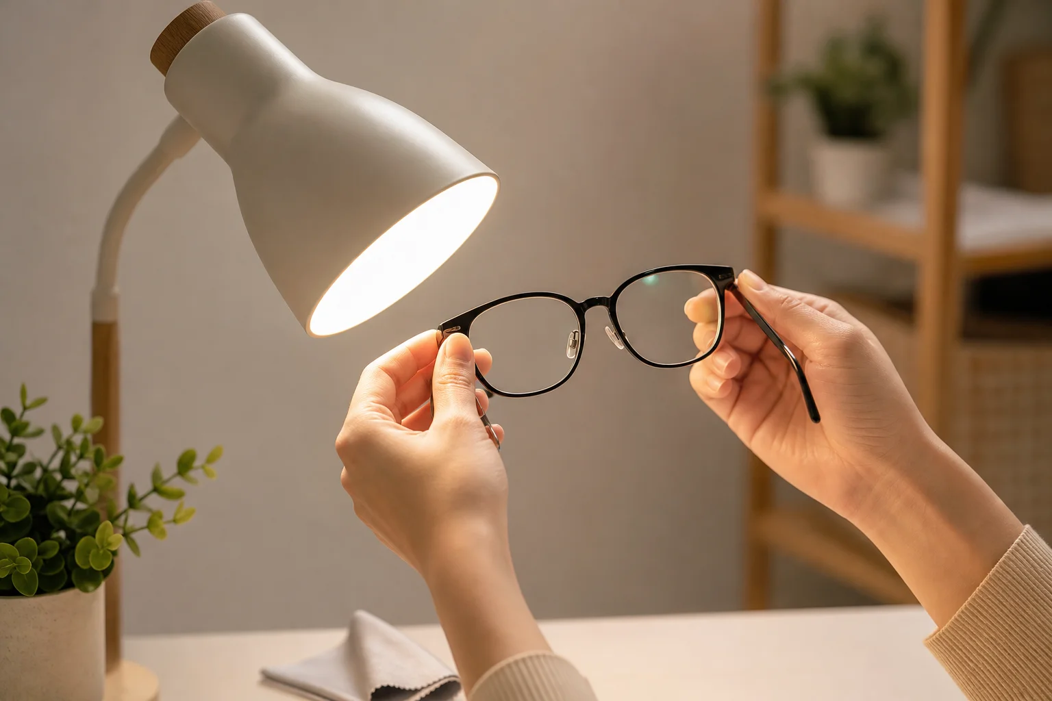 Bước 5: Kiểm tra dưới nguồn sáng dịu