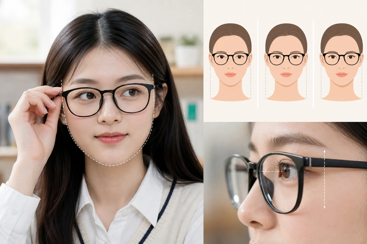 Kích thước phù hợp với khuôn mặt